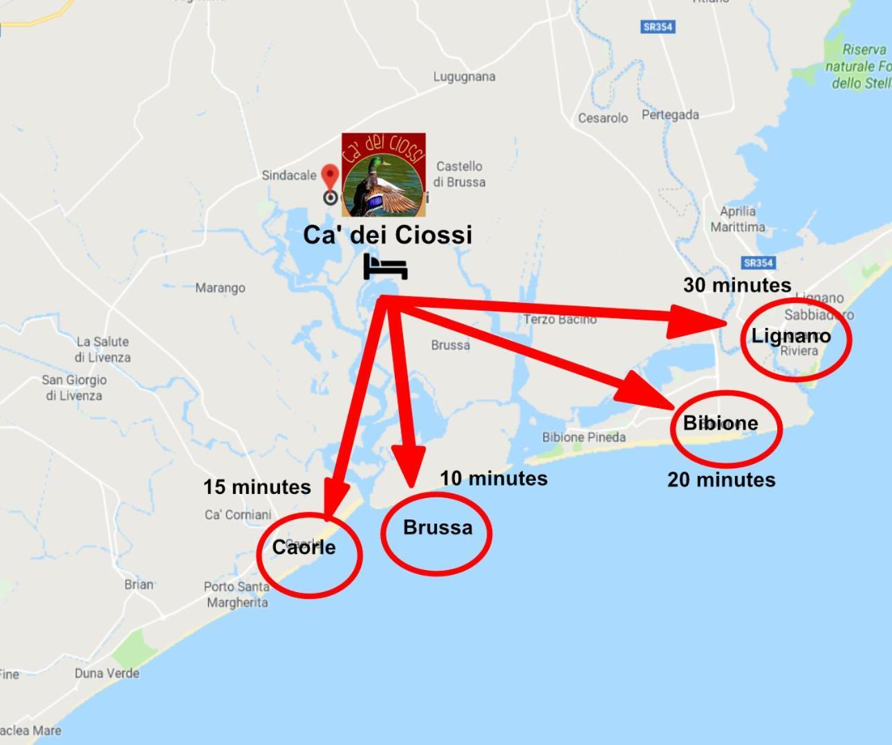 Hotel Ca Dei Ciossi Concordia Sagittaria Zewnętrze zdjęcie